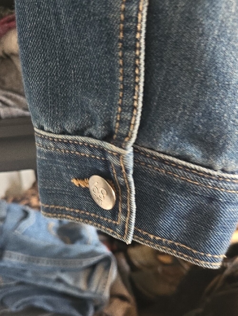 1989 Place Kids Blue Denim Jean Jacket - Picture 5 of 5